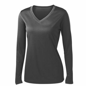 Ladies Long Sleeve T-Shirt Ardesia Size S (4-6)